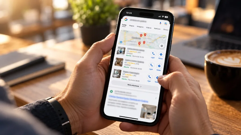 Google Meu Negócio e SEO Local no Smartphone